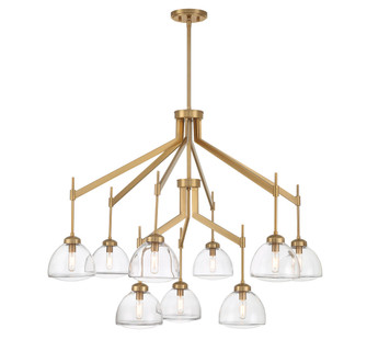 Corbin 9-Light Chandelier in Warm Brass (128|1-9842-9-322)