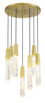 Drifting Droplets 7 Light LED Pendant (77|P1287-859-L)