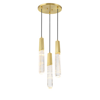 Drifting Droplets 3 Light LED Pendant (77|P1284-859-L)