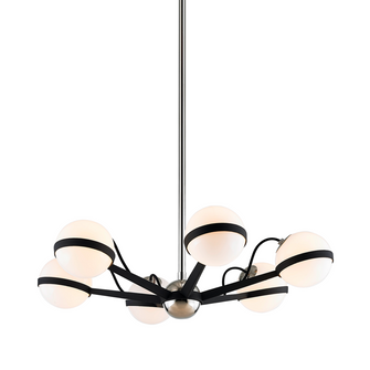 Ace Chandelier (52|F7163-TBK/PN)