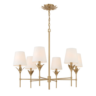 Broche 32'' Antique Gold Chandelier (205|568-GA)