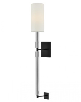 Large Single Light Sconce (87|47610BK)