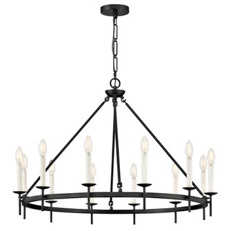 Large Ring Chandelier (87|47476BK)
