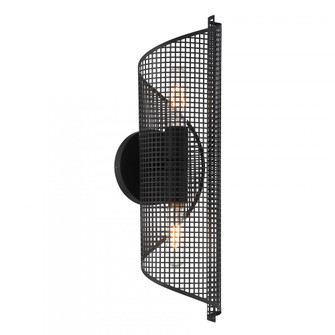 Hillbourne 2-Light Wall Sconce in Matte Black (128|9-8030-2-89)