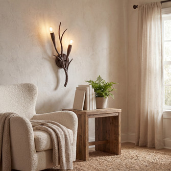 Palisades 2-Light Wall Sconce in Bark by Breegan Jane (128|9-5399-2-105)