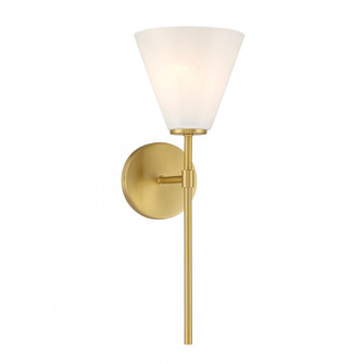Blair 1-Light Wall Sconce in Warm Brass (128|9-4010-1-322) Blair 1-Light Wall Sconce in Warm Brass (128|9-4010-1-322)