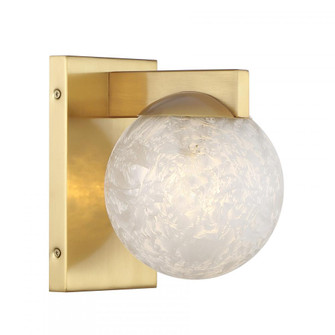 Darien 1-Light Wall Sconce in Warm Brass (128|9-1017-1-322)