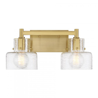 Dover 2-Light Bathroom Vanity Light in Warm Brass (128|8-1030-2-322)
