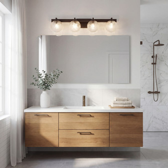 Darien 4-Light Bathroom Vanity Light in Mediterranean Bronze (128|8-1017-4-15)