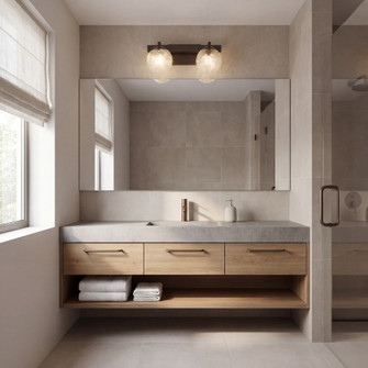 Darien 2-Light Bathroom Vanity Light in Mediterranean Bronze (128|8-1017-2-15)