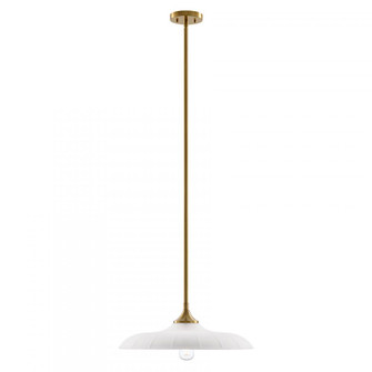 Hadley 1-Light Pendant in Warm Brass (128|7-4286-1-322)