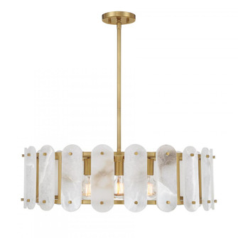 Antolini 5-Light Pendant in Warm Brass (128|7-2911-5-322)