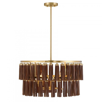 Aquitane 4-Light Pendant in Warm Brass (128|7-2747-4-322)