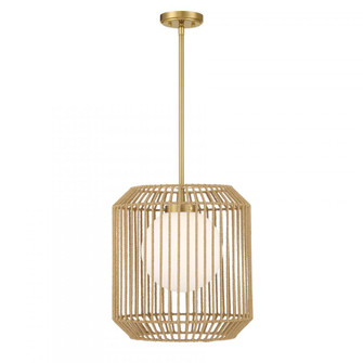 Pastis 1-Light Pendant in Warm Brass (128|7-2040-1-322)