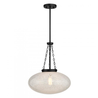 Willow 1-Light Pendant in Matte Black (128|7-1740-1-89)