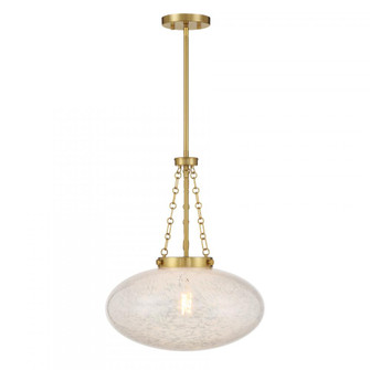 Willow 1-Light Pendant in Warm Brass (128|7-1740-1-322)