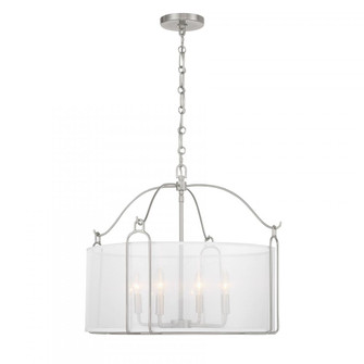 Ashlay 4-Light Pendant in Satin Nickel (128|7-1693-4-SN)