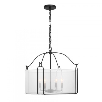 Ashlay 4-Light Pendant in Matte Black (128|7-1693-4-89)
