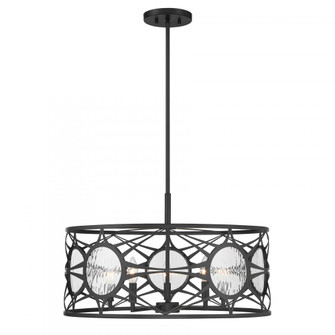 Balfour 5-Light Convertible Semi-Flush or Pendant in Matte Black (128|6-5065-5-89)