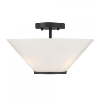 Blair 3-Light Convertible Semi-Flush or Pendant in Matte Black (128|6-4012-3-89)