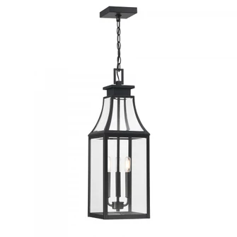 Emery 3-Light Outdoor Hanging Lantern in Matte Black (128|5-608-BK)