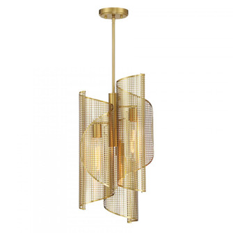 Hillbourne 3-Light Pendant in Warm Brass (128|3-8033-3-322)