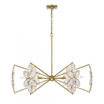 Marbella 6-Light Chandelier in Gold Shimmer by Breegan Jane (128|1-4529-6-221)