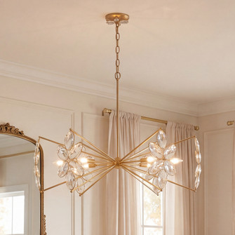 Marbella 6-Light Chandelier in Gold Shimmer by Breegan Jane (128|1-4529-6-221)