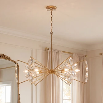 Marbella 6-Light Chandelier in Gold Shimmer by Breegan Jane (128|1-4529-6-221)