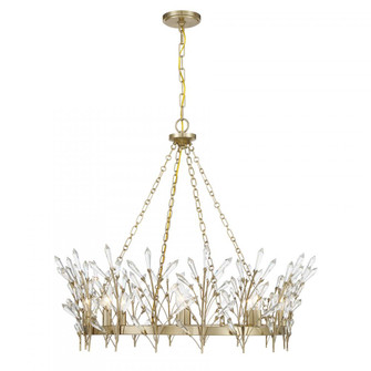 Orianna 8-Light Chandelier in Noble Brass (128|1-4074-8-127)