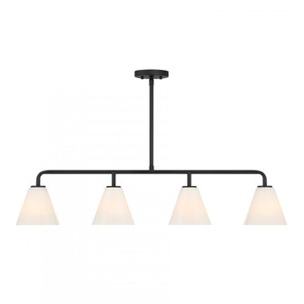 Blair 4-Light Linear Chandelier in Matte Black (128|1-4014-4-89)