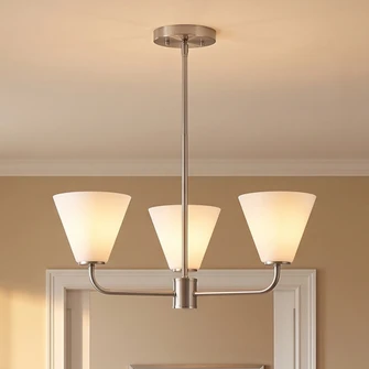 Blair 3-Light Chandelier in Satin Nickel (128|1-4013-3-SN)