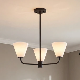 Blair 3-Light Chandelier in Matte Black (128|1-4013-3-89)