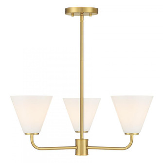 Blair 3-Light Chandelier in Warm Brass (128|1-4013-3-322)