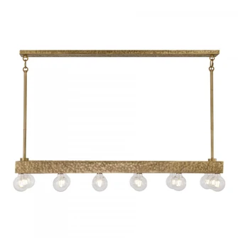 Etereo 14-Light Linear Chandelier in Spumante by Breegan Jane (128|1-3128-14-106)