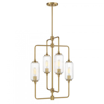 Holton 4-Light Chandelier in Warm Brass (128|1-3023-4-322)