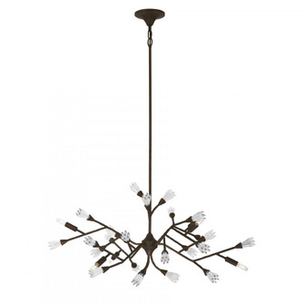 Malinda 6-Light Chandelier in Bark by Breegan Jane (128|1-2168-6-105)