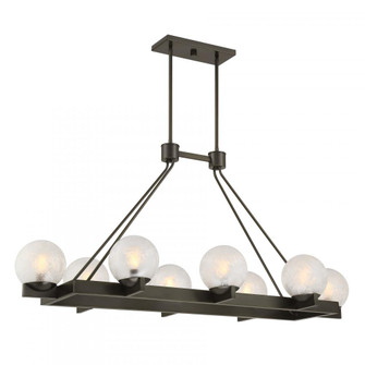 Darien 8-Light Linear Chandelier in Mediterranean Bronze (128|1-1016-8-15)