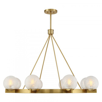 Darien 8-Light Chandelier in Warm Brass (128|1-1015-8-322)