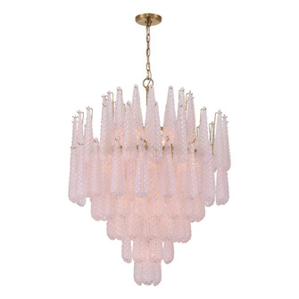 Ollie 33.25'' Aged Brass Chandelier (205|OLL-6008-AG-BH)
