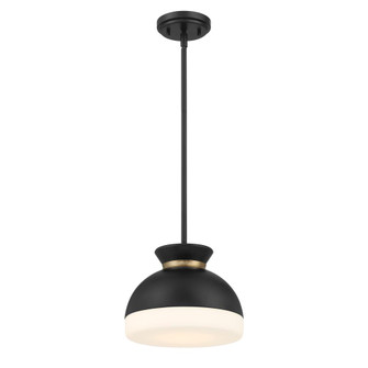 Brian Patrick Flynn Gidget 10.25'' Matte Black + Vibrant Gold Pendant (205|GID-4005-MK-VG)