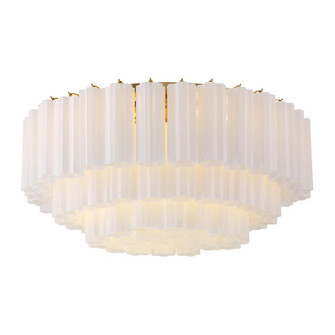 Addis 32'' Aged Brass Flush Mount (205|ADD-331-AG-WH)