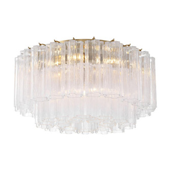 Addis 22.25'' Aged Brass Flush Mount (205|ADD-321-AG-CL)