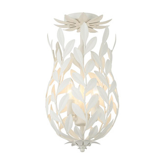Broche 9.5'' Matte White Semi Flush Mount (205|563-MT_CEILING)