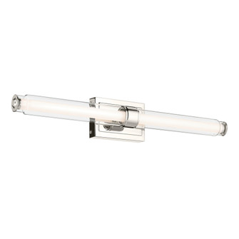 Laurene 31'' Linear Bath Bar Large LED with Clear Glass in Chrome (2|55239PNLED)
