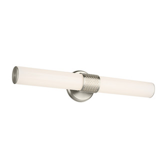 Sashi 24.25'' Bath Bar Medium LED with White Glass in Brushed Nickel (2|55192NILED)
