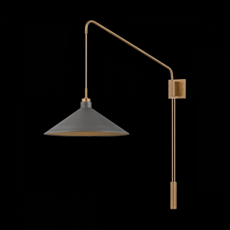 CONOR Wall Sconce (52|B2936-PBR/GRA)
