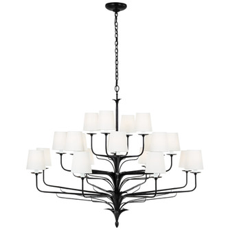 Amalfi 50'' Three-Tiered Chandelier (279|CHC 5686WBK-L)