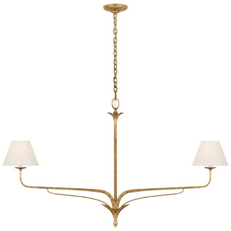 Amalfi 57'' Linear Chandelier (279|CHC 5680MGO-L) Amalfi 57'' Linear Chandelier (279|CHC 5680MGO-L)