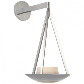 Divina 19'' Floating Bowl Sconce (279|BBL 2165PN-ALB)